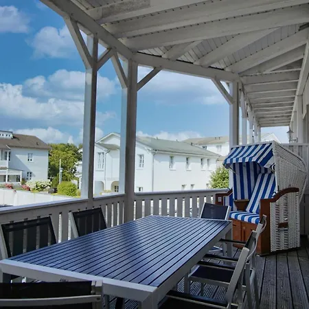 Balkon, gratis Nutzung vom AHOI Erlebnisbad und Sauna in Sellin - Residenz Strandeck FeWo01